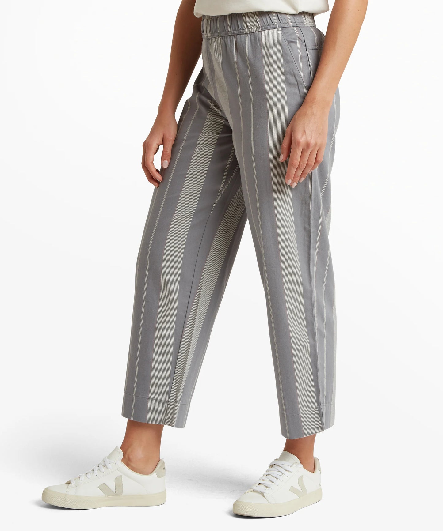 Sherpa - Palmo Ankle Pant - Stormy Stripe