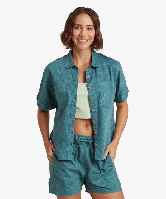 Sherpa - Palmo Ss Shirt - Hydra Floral