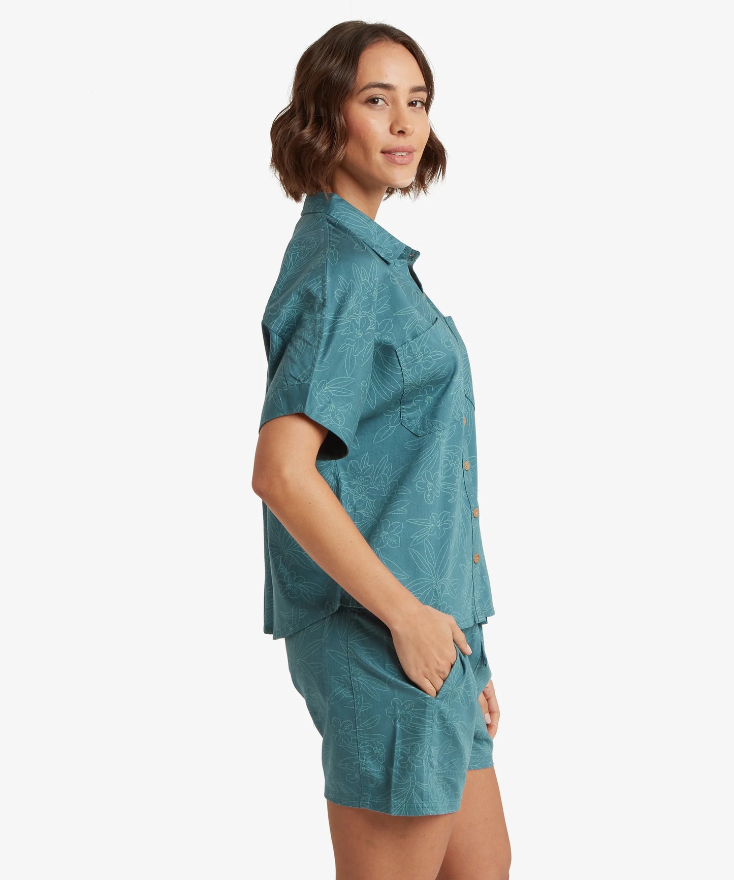 Sherpa - Palmo Ss Shirt - Hydra Floral