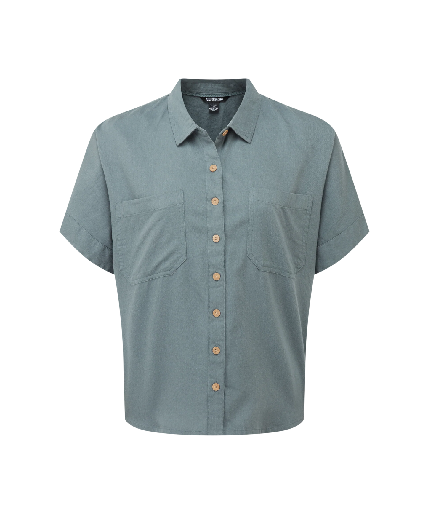 Sherpa - Palmo Ss Shirt - Stormy