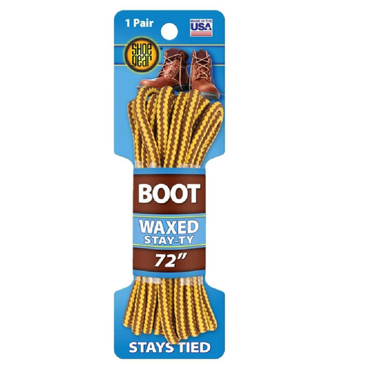 Shoe Gear - Waxed Boot Laces - Brown/Gold