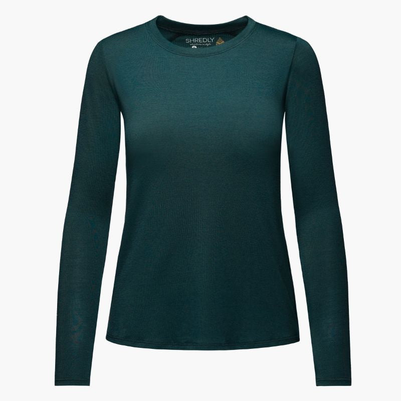 Shredly - Long Sleeve - Women's - Midnight Turquoise