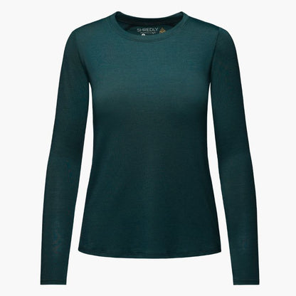 Shredly - Long Sleeve - Women's - Midnight Turquoise
