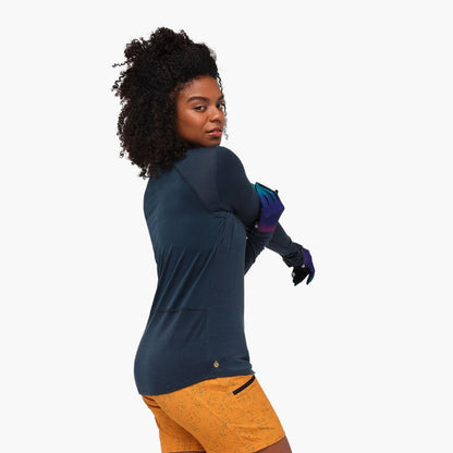 Shredly - Long Sleeve - Women's - Midnight Turquoise