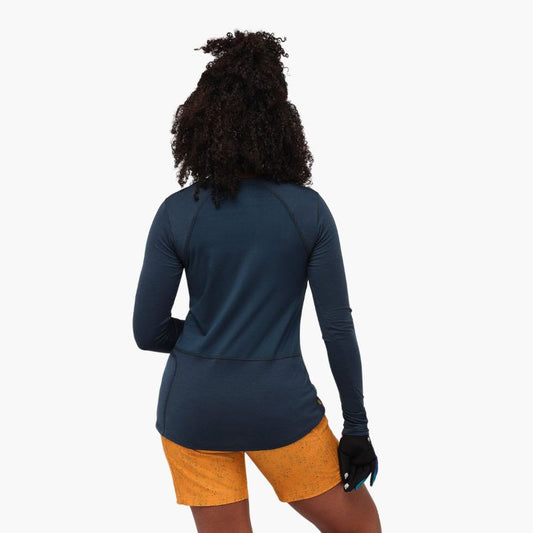 Shredly - Long Sleeve - Women's - Midnight Turquoise