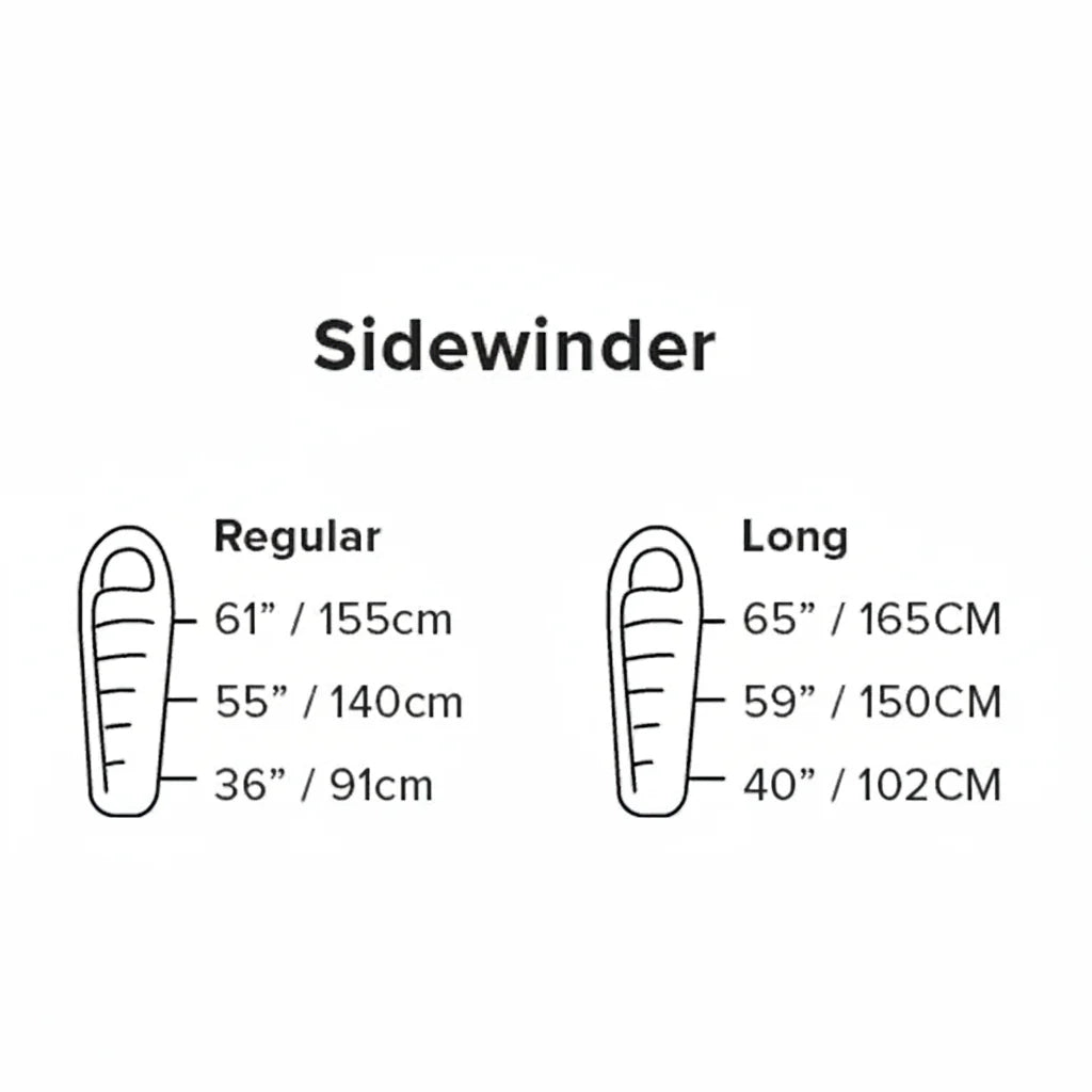 Big Agnes - Sidewinder 20 Bag - Chinois Green Mercury Evening