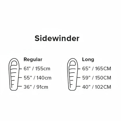 Big Agnes - Sidewinder 20 Bag - Chinois Green Mercury Evening
