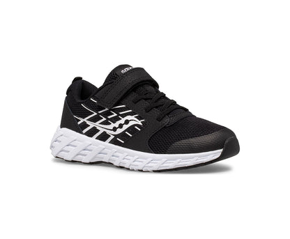 Saucony - Big Kids Wind 2.0 - Black/White