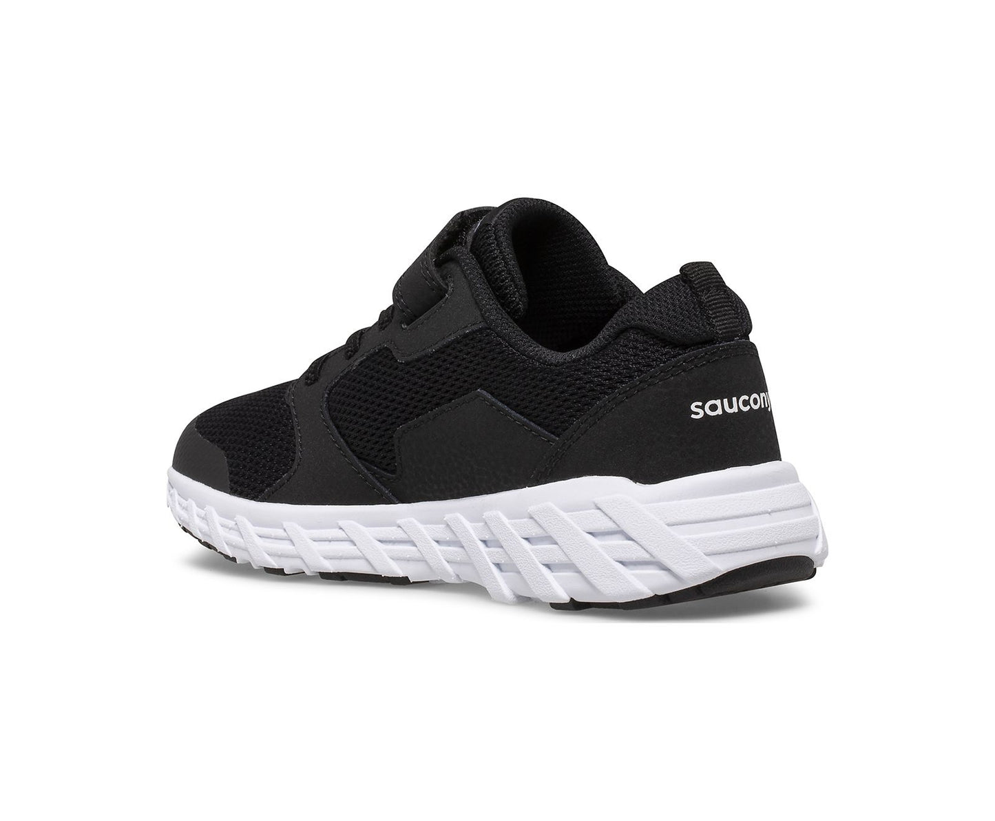 Saucony - Big Kids Wind 2.0 - Black/White