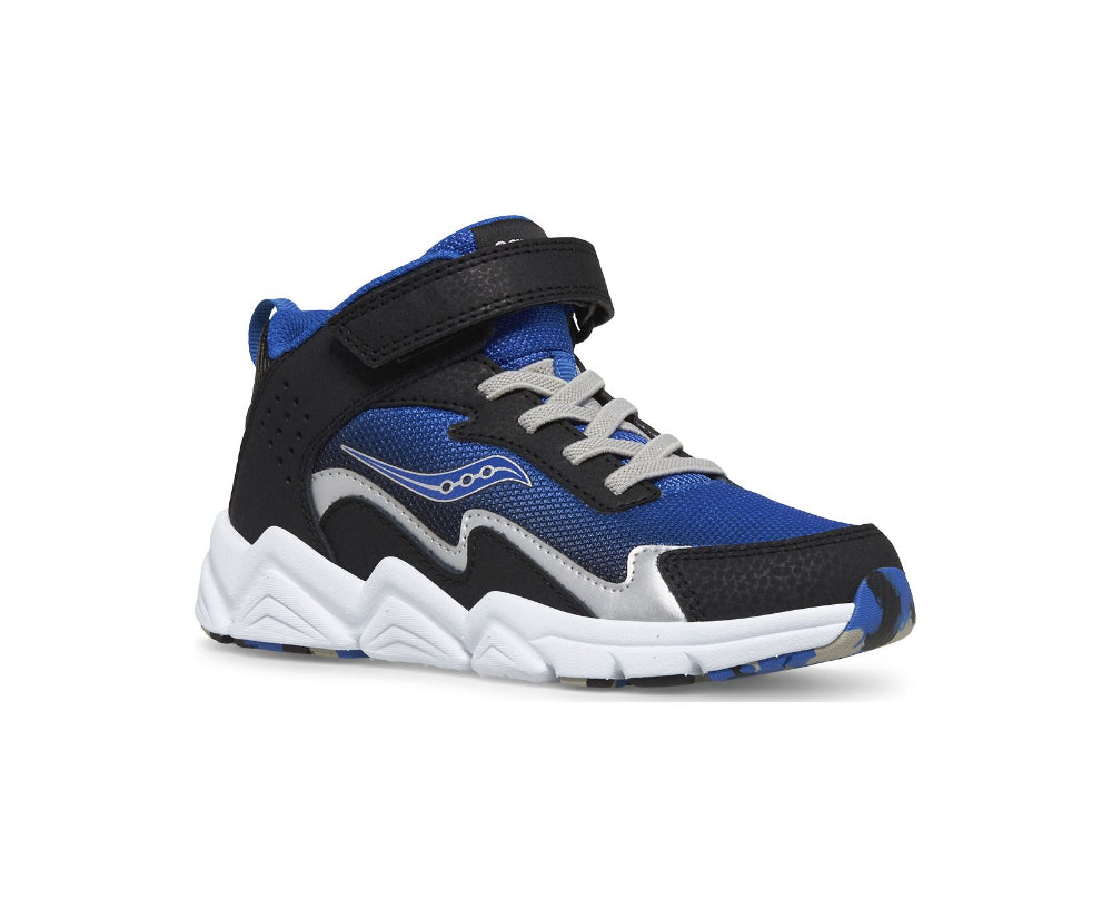 Saucony - Big Kids Flash Mid A/C - Black/Blue