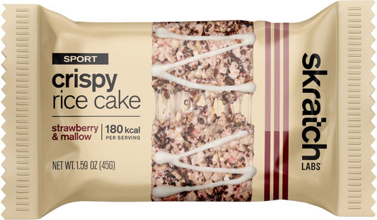 Skratch Labs - Crispy Rice Cake Sport Fuel - Strawberries + Mallow