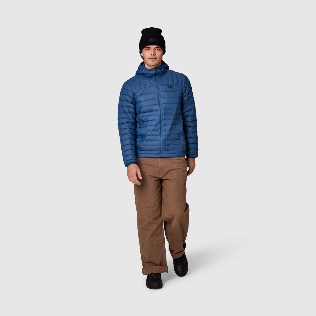 Outdoor Research - Men's Transcendent Down Hoodie - Skyline
