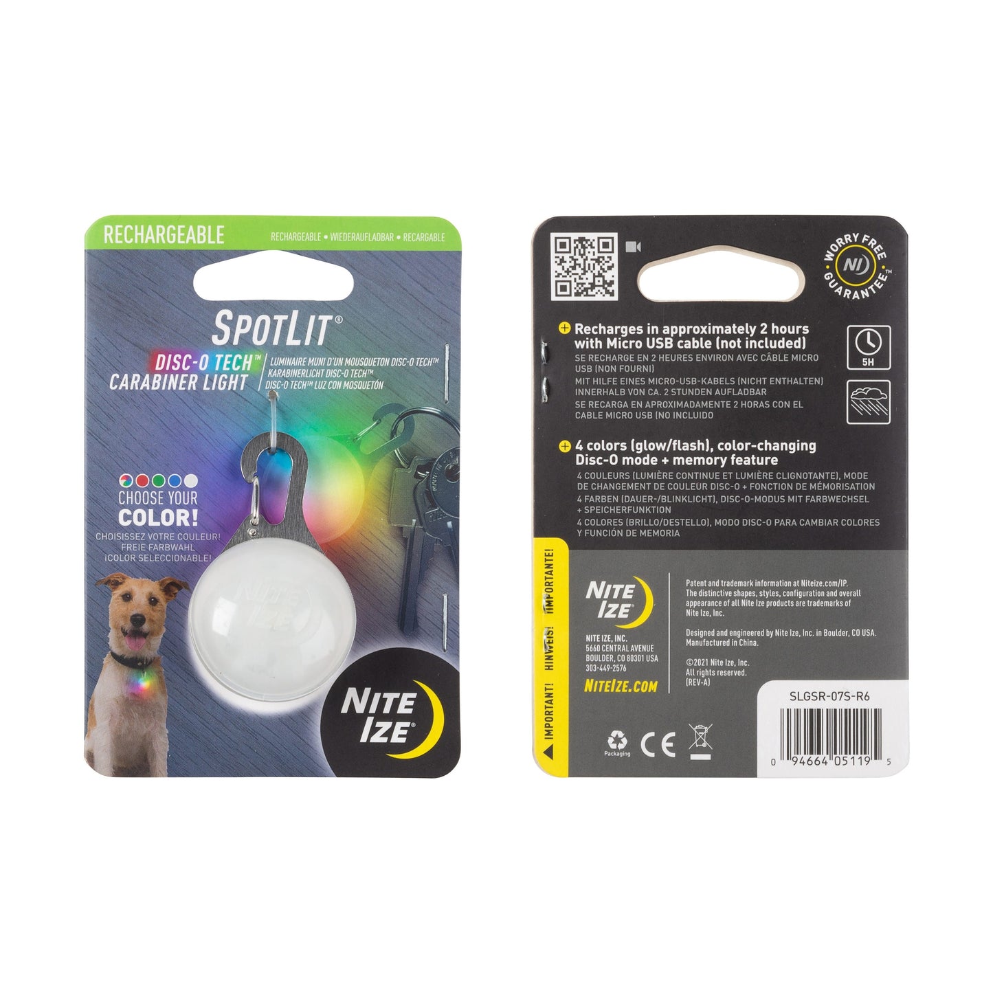 Nite Ize - Spotlit Rechargeable Carabiner Light