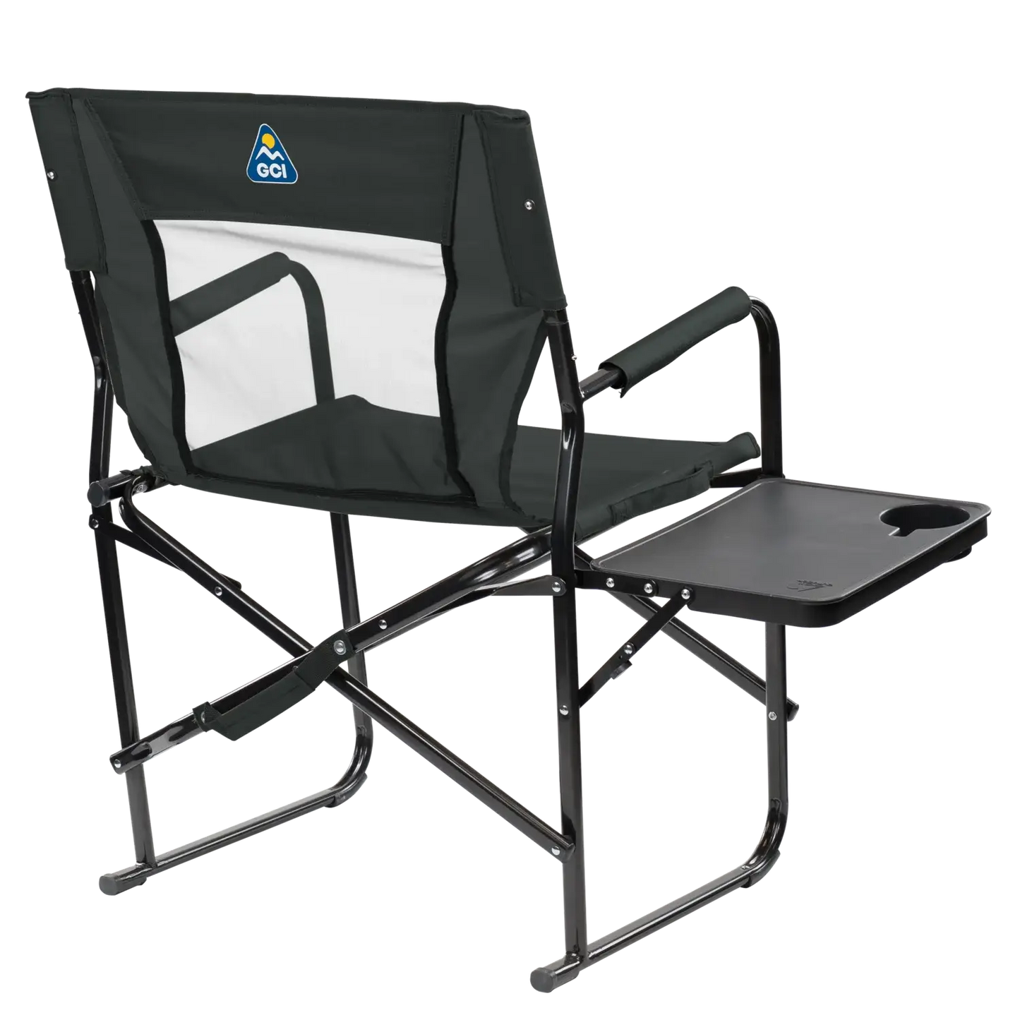 GCI Outdoors - Slim Fold Directors Chair XL - Dark Charcoal