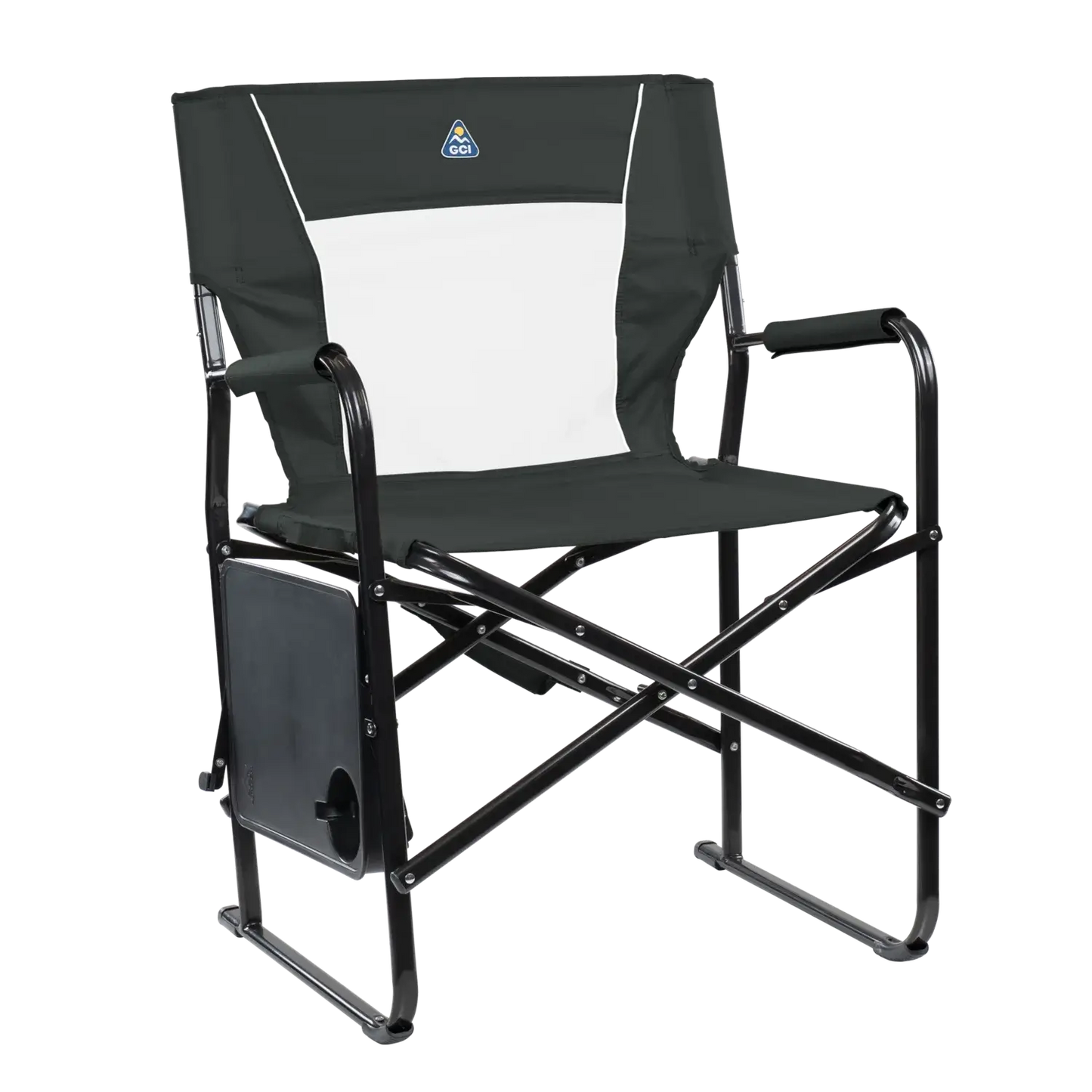 GCI Outdoors - Slim Fold Directors Chair XL - Dark Charcoal