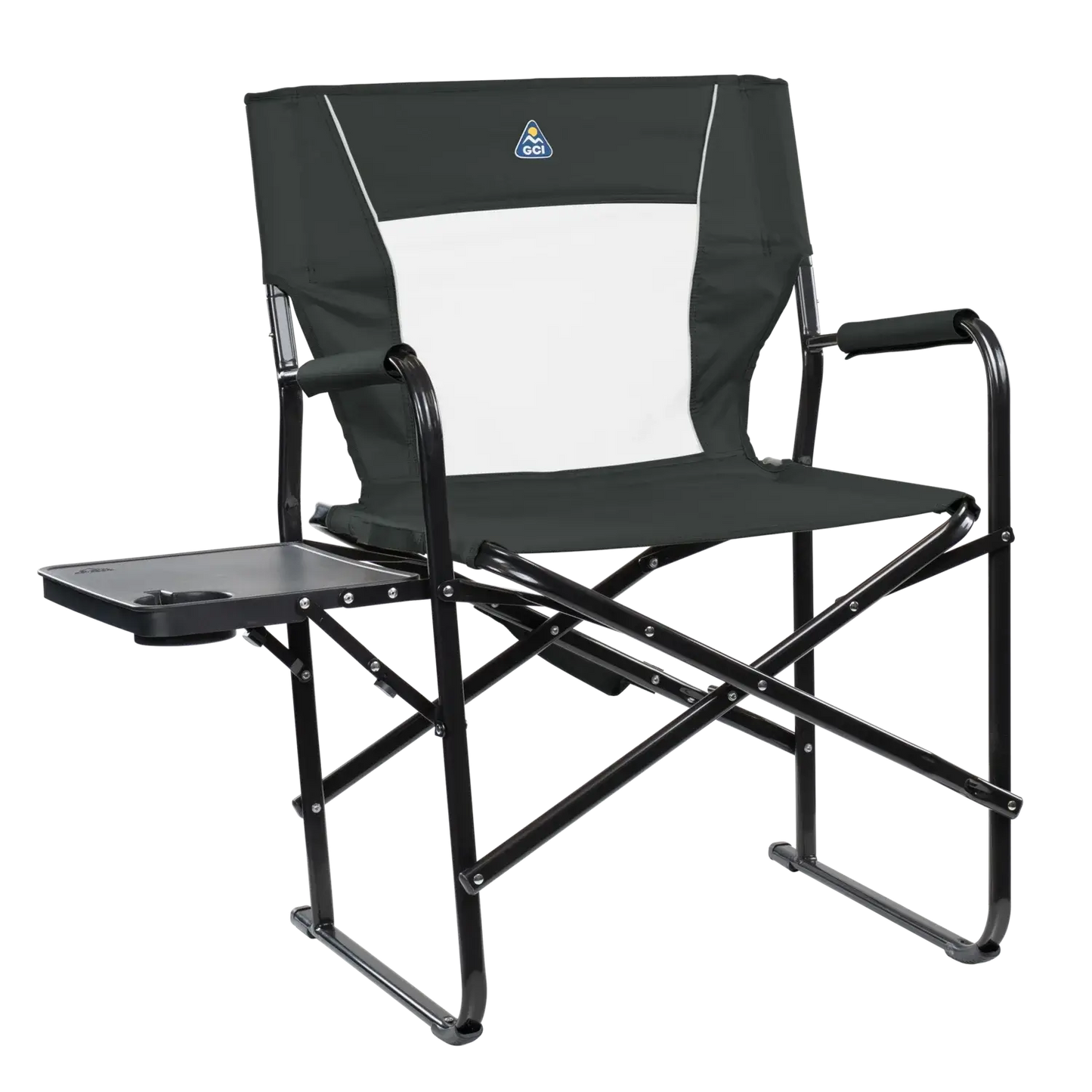 GCI Outdoors - Slim Fold Directors Chair XL - Dark Charcoal