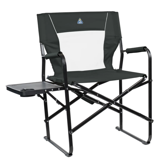 GCI Outdoors - Slim Fold Directors Chair XL - Dark Charcoal