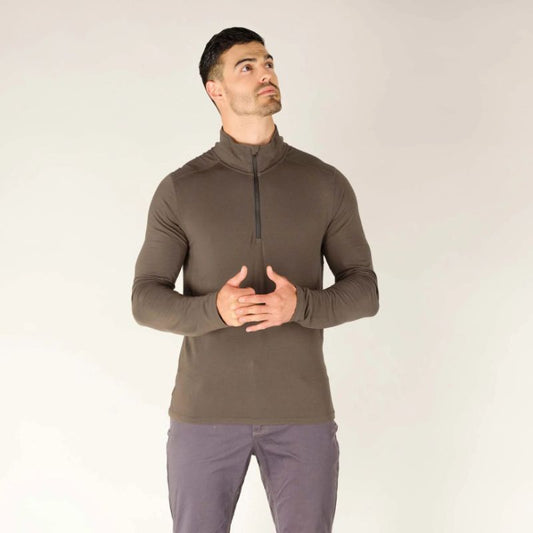Sherpa - Tendu Active 1/2-Zip - Men's - Maato Grey