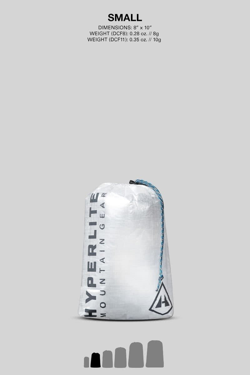 Hyperlite Mountain Gear - DCF8 Ultralite Stuff Sack - White
