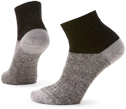 Smartwool - Women's Everyday Cable Ankle Boot Socks - Black