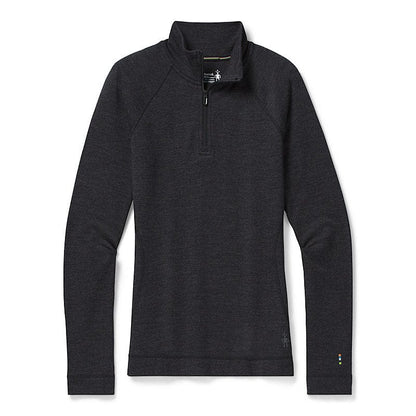 Smartwool - Womens Merino 250 Baselayer 1/4 Zip - Pecan Brown Heather
