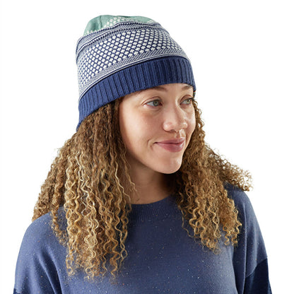 Smartwool - Popcorn Cable Reversible Beanie - Nightfall Blue