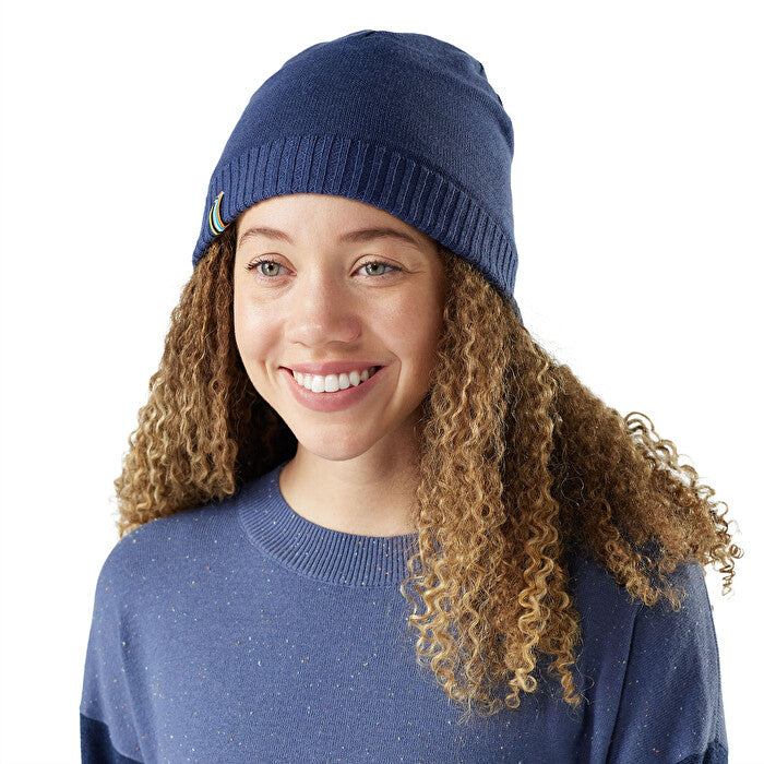 Smartwool - Popcorn Cable Reversible Beanie - Nightfall Blue