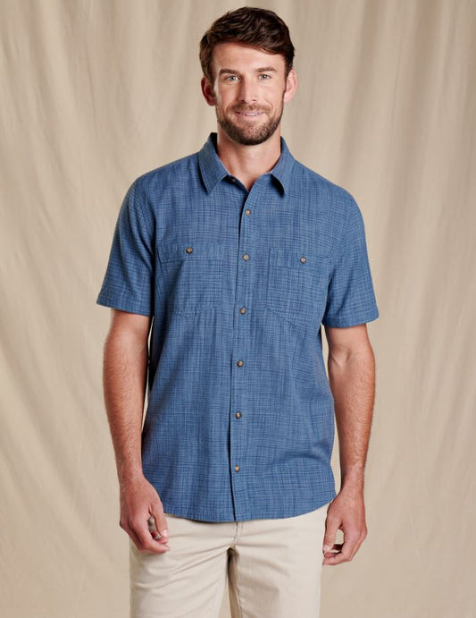 Toad and Co - Smythy Short Sleeve Shirt - Men's - True Navy Ii