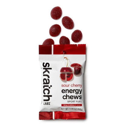 Skratch Labs - Energy Chews Sport Fuel - Blueberry with Caffeine