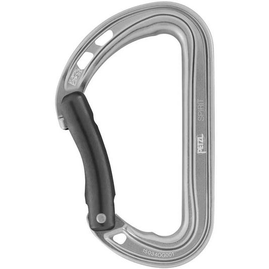 Petzl - Spirit Bent Gate Carabiner - Gray