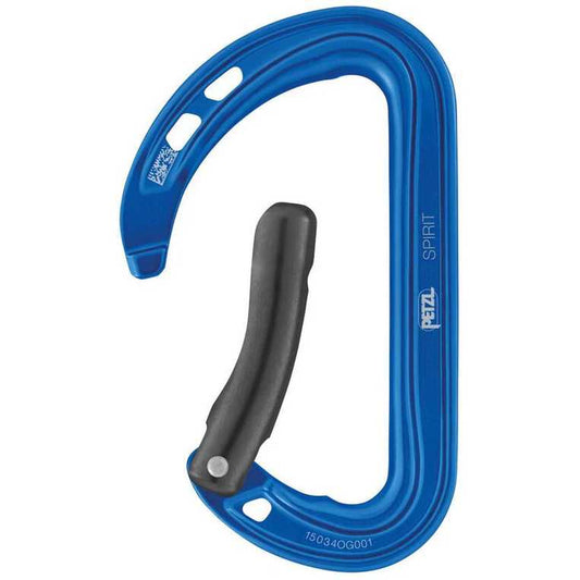 Petzl - Spirit Bent Gate Carabiner - Blue