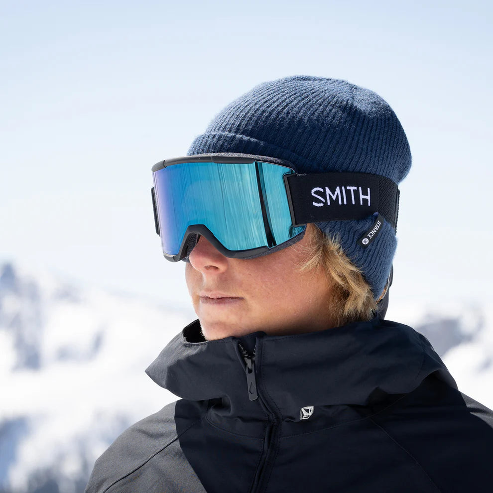 Smith - Squad - Black; Everyday Blue Mirror