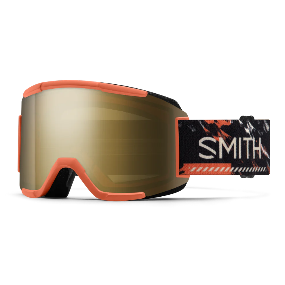 Smith - Squad - Cinder Chop Up; Sun Black Gold Mirror, Clear