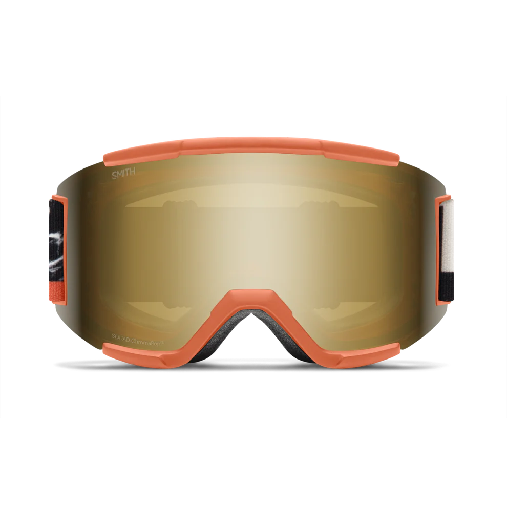 Smith - Squad - Cinder Chop Up; Sun Black Gold Mirror, Clear
