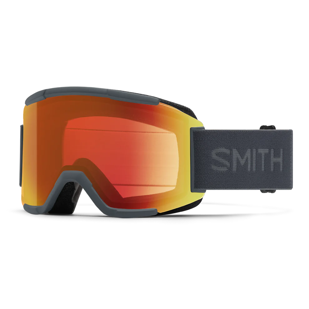Smith - Squad - Slate; Everyday Red Mirror, Clear