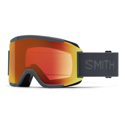 Smith - Squad - Slate; Everyday Red Mirror, Clear