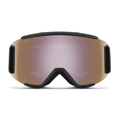 Smith - Squad S - Black; Everyday Rose Gold Mirror; ChromaPop Polarized