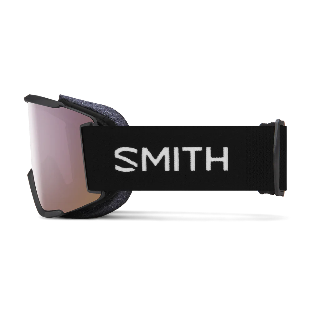 Smith - Squad S - Black; Everyday Rose Gold Mirror; ChromaPop Polarized