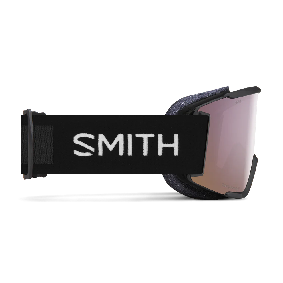 Smith - Squad S - Black; Everyday Rose Gold Mirror; ChromaPop Polarized