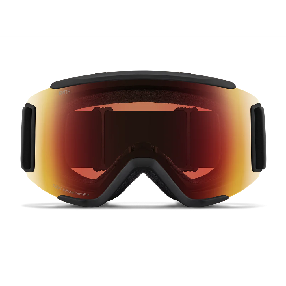 Smith - Squad S - Black; Pro Photo Red Mirror