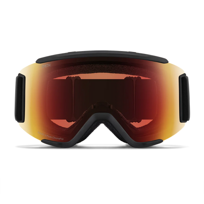 Smith - Squad S - Black; Pro Photo Red Mirror