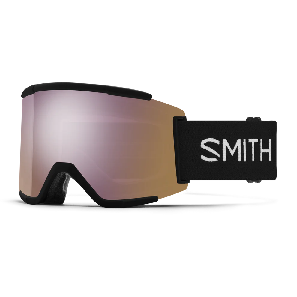 Smith - Squad XL - Black; Everyday Rose Gold Mirror, Storm Blue Sensor Mirror