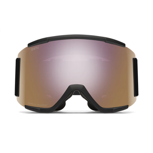Smith - Squad XL - Black; Everyday Rose Gold Mirror, Storm Blue Sensor Mirror