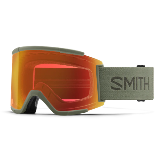 Smith - Squad XL - Fatigue Green; Everyday Red Mirror, Storm Yellow Flash