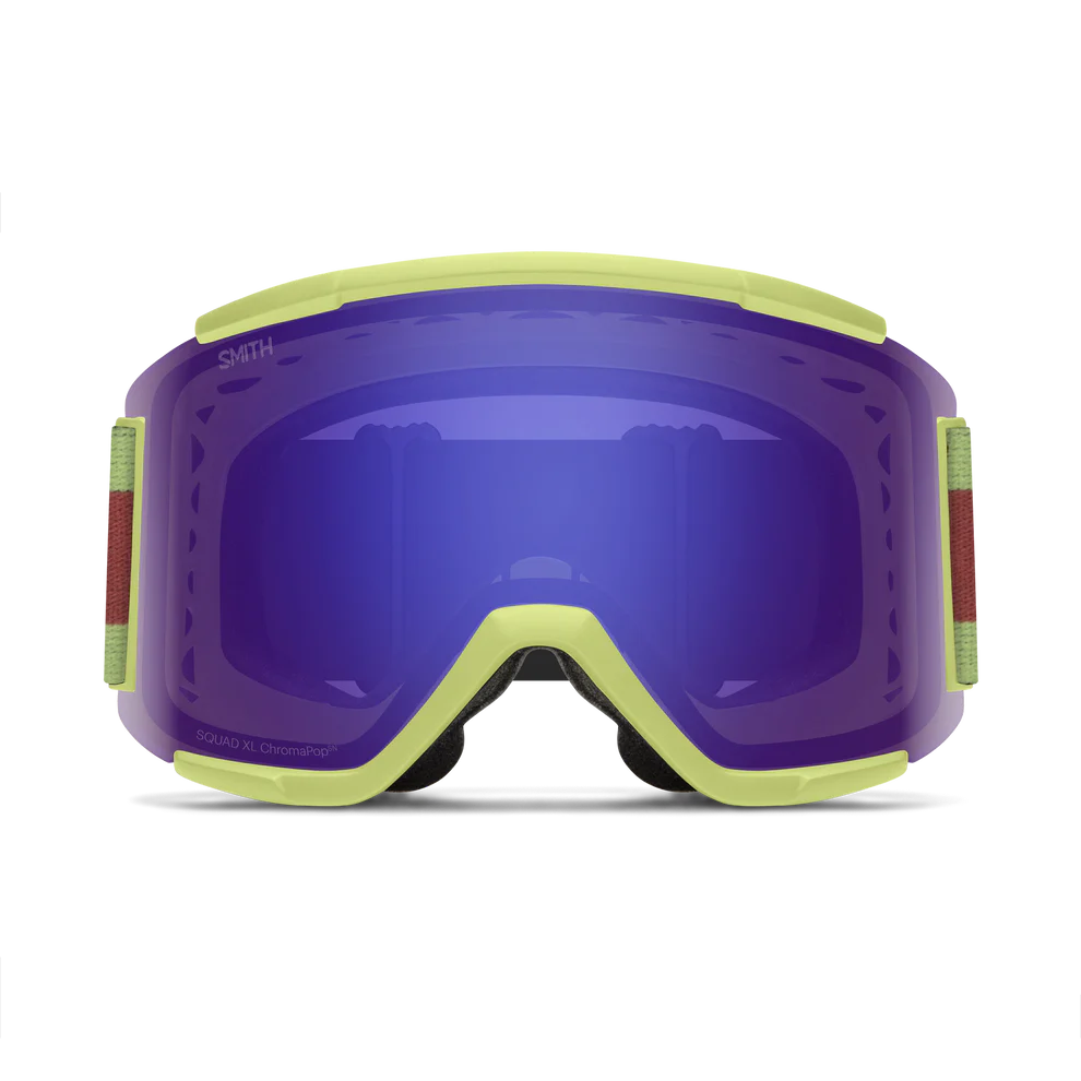 Smith - Squad XL - Serpentine Lined Up; Everyday Violet Mirror, Storm Amber