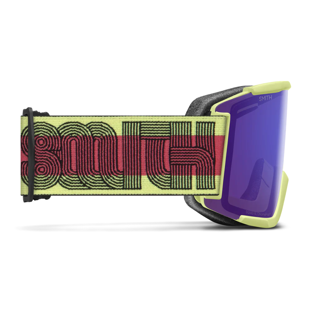 Smith - Squad XL - Serpentine Lined Up; Everyday Violet Mirror, Storm Amber