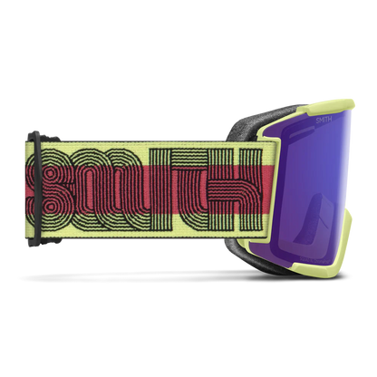 Smith - Squad XL - Serpentine Lined Up; Everyday Violet Mirror, Storm Amber
