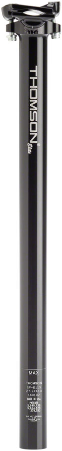 Thomson - Elite Seatpost: 31.6 x 410mm Black