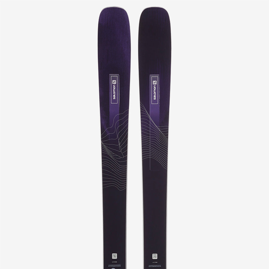 Salomon - Stance 88 Skis Women's - Black