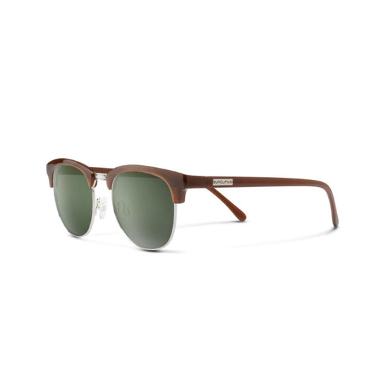 Suncloud - Step Out - Cedar / Silver; Polarized Gray Green